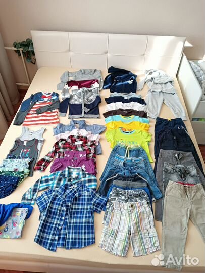 Огромный пакет вещей для мальчика 92