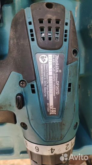 Шуруповерт Makita 14v/2акб/з.у/кейс/21год