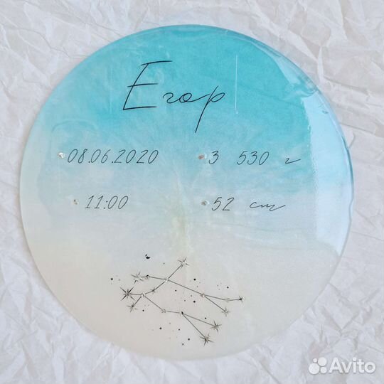 Метрика для новорожденных d19 см