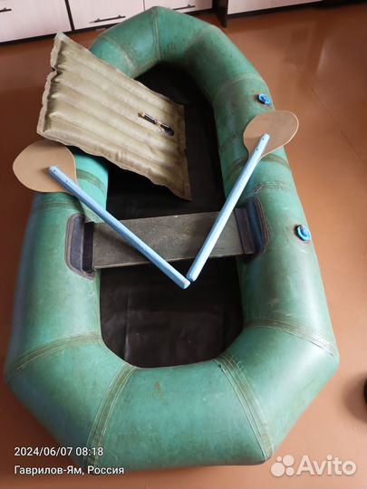 Лодка надувная резиновая бу 