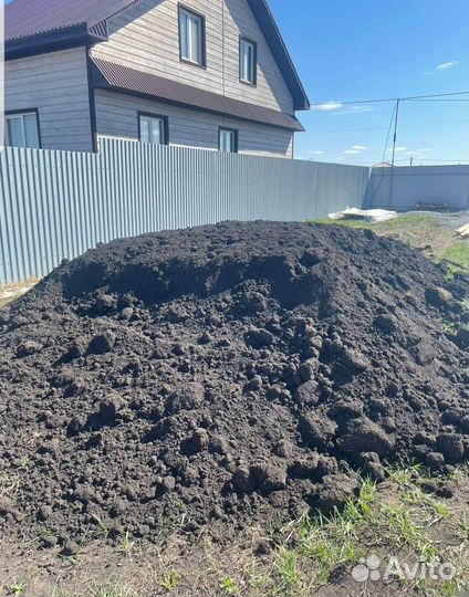 Чернозем земляной грунт для растений сада огорода