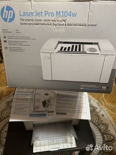 Принтер hp Laser Jet Pro M104w