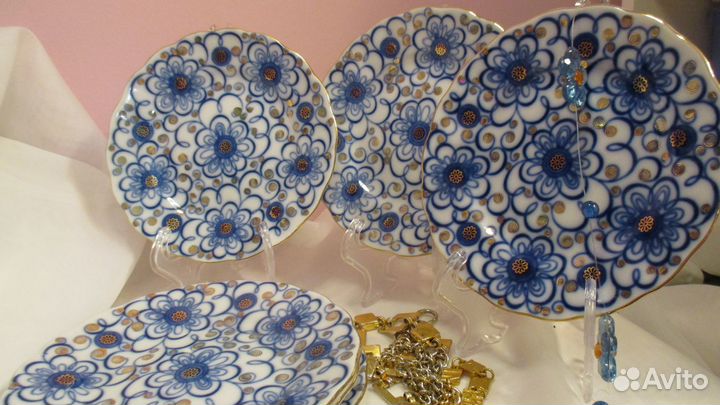 Десертная тарелка Вьюнок лфз