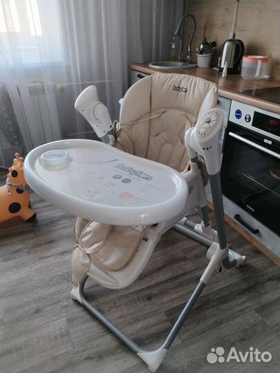 Стульчик для кормления - качели 2 в 1 babyton