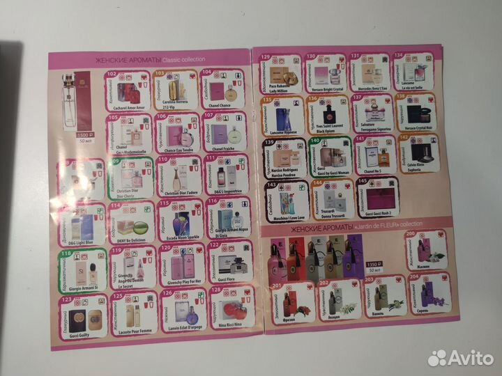 Паллет с бробниками духов Armelle