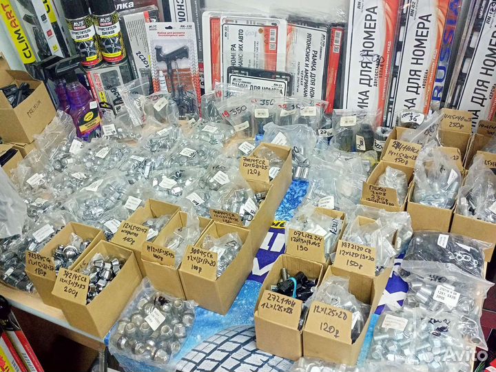 Колесные гайки 12х1.5х19х33 конус