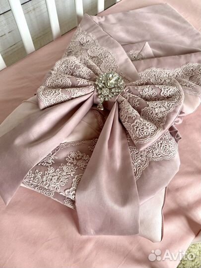 Конверт-одеяло для девочки на выписку