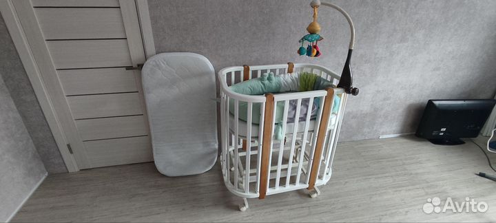 Детская кроватка трансформер lux