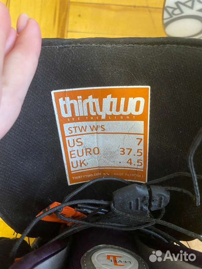 Ботинки для сноуборда как новые 36, 37 размер