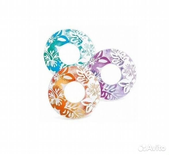 Круг надувной Intex 91 см Ясный цвет 59251