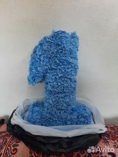 Цифра 1 на годик мальчику