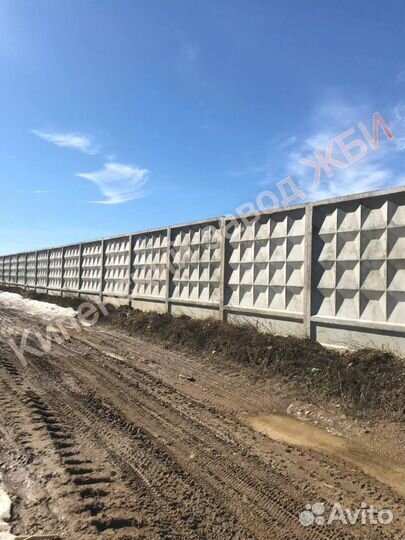 Плиты жби для забора