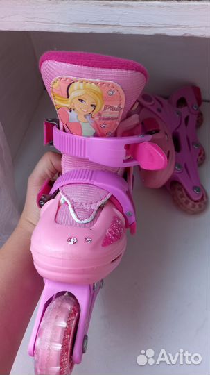 Роликовые коньки детские раздвижные