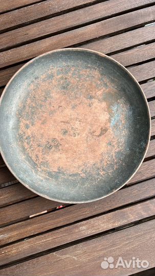 Чаша(тарелка ) для весов медная