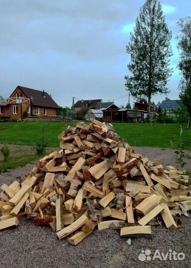 Дрова колотые Береза