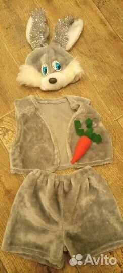 Новогодний костюм зайчика