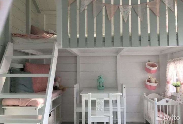 Детский домик для дачи (деревянный )