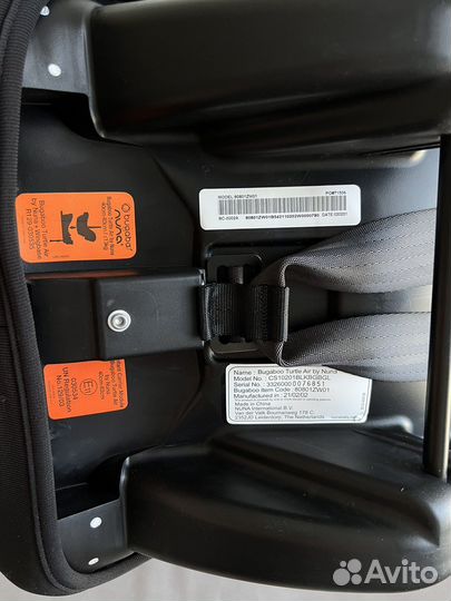 Автокресло bugaboo turtle air by nuna + адаптеры