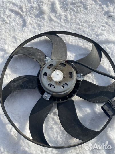 Вентилятор охлаждения skoda fabia