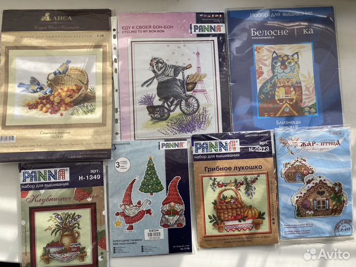 Остатки от набора для вышивания