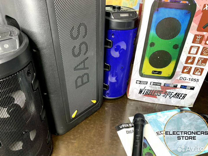 Портативная Колонка Большая Спикер диджи1055