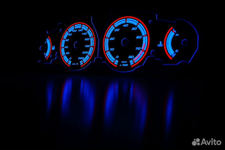 Шкалы приборов Fiat Bravo, Brava, Marea тип 1