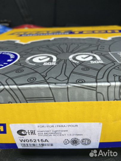 Комплект сцепления hyundai accent