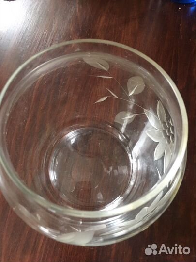 Ваза, конфетница, бисквитница с крышкой Богемия