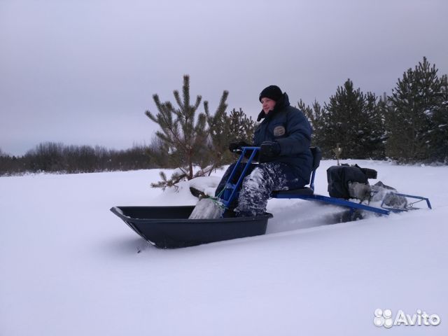 Мотобуксировщик-толкач “альбатрос-XLV8”