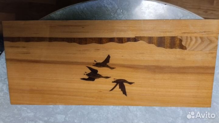 Деревянная картина,панно СССР