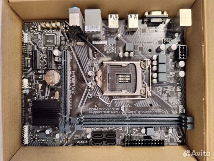 Материнская плата gigabyte h410m s2