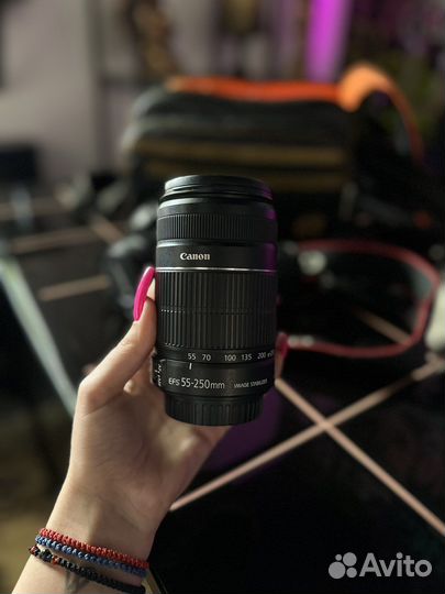 Объектив Canon EF S 55-250mm
