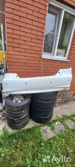 Бампер передний и задний на toyota camry