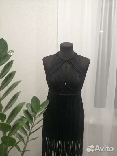 Платье макраме