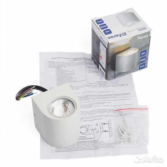 Светильник фасадный односторонний DH052 6W 48472