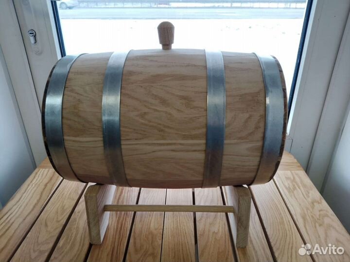 Бочка дубовая 10л с обжигом