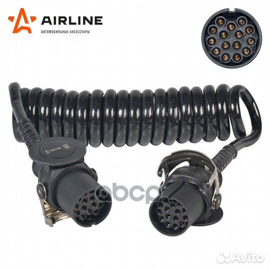 Кабель прицепа 24В 15 контактов 4,5м (ATE-17)