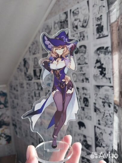 Акриловые брелки, стенд, значки аниме