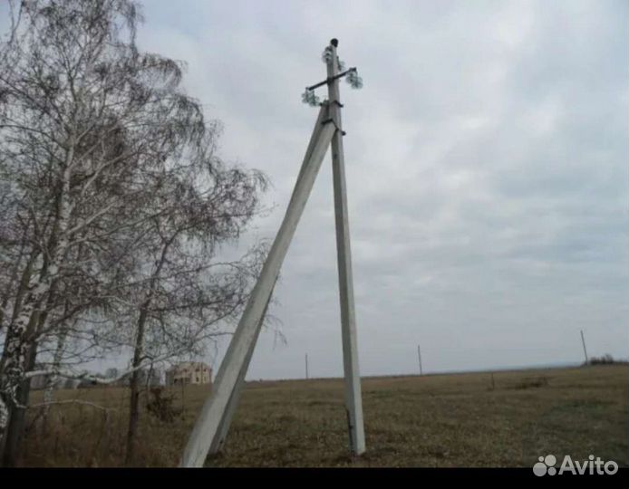 Установка Ж/Б опор