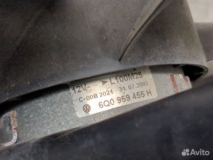 Вентилятор радиатора Skoda Fabia, 2004