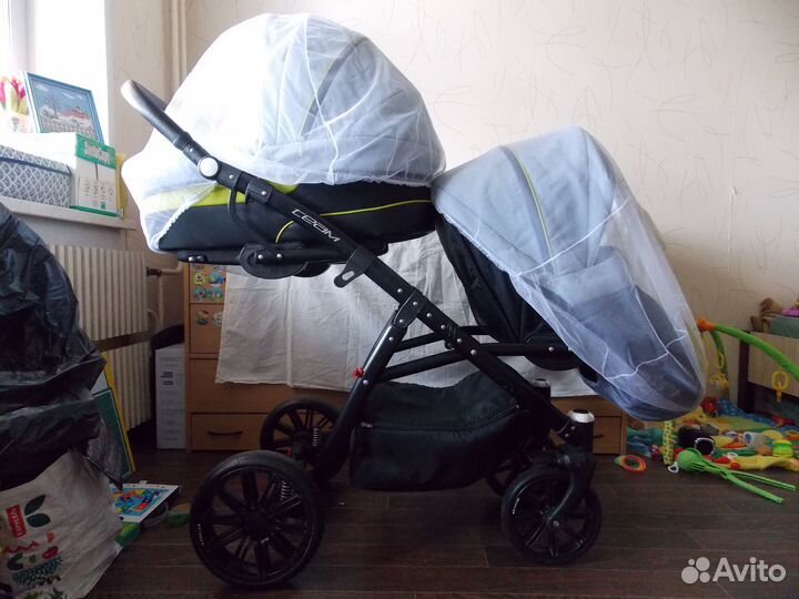 Детские коляски для двойни, погодок