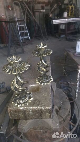 Подсвечник кованый