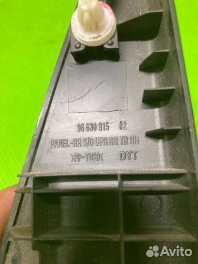 Накладка двери задняя правая опель антара