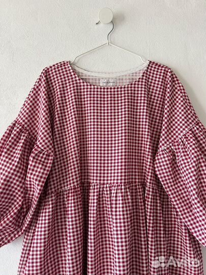 Платье оверсайз свободного кроя из 100% хлопка