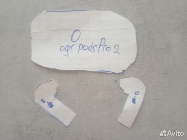 Нарисованные беспроводные наушники Ogrpods Pro2