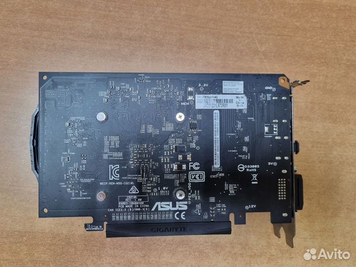 Видеокарта asus GeForce GTX 1050 PH-GTX1050TI-4G