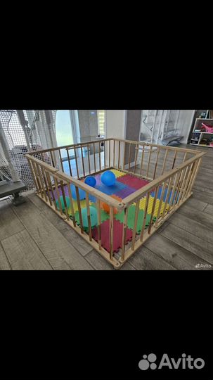 Большой детский манеж