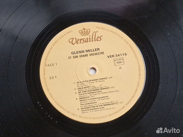 Пластинка Glenn Miller / Джаз