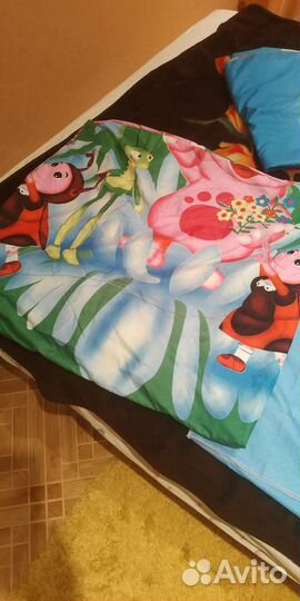Комплект новый постельного белья Лунтик