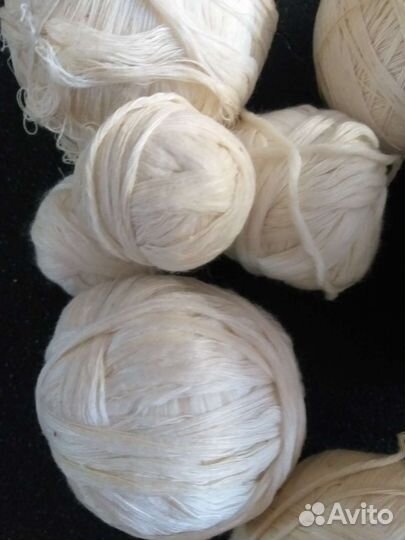 Нитки капроновые и хлопковые